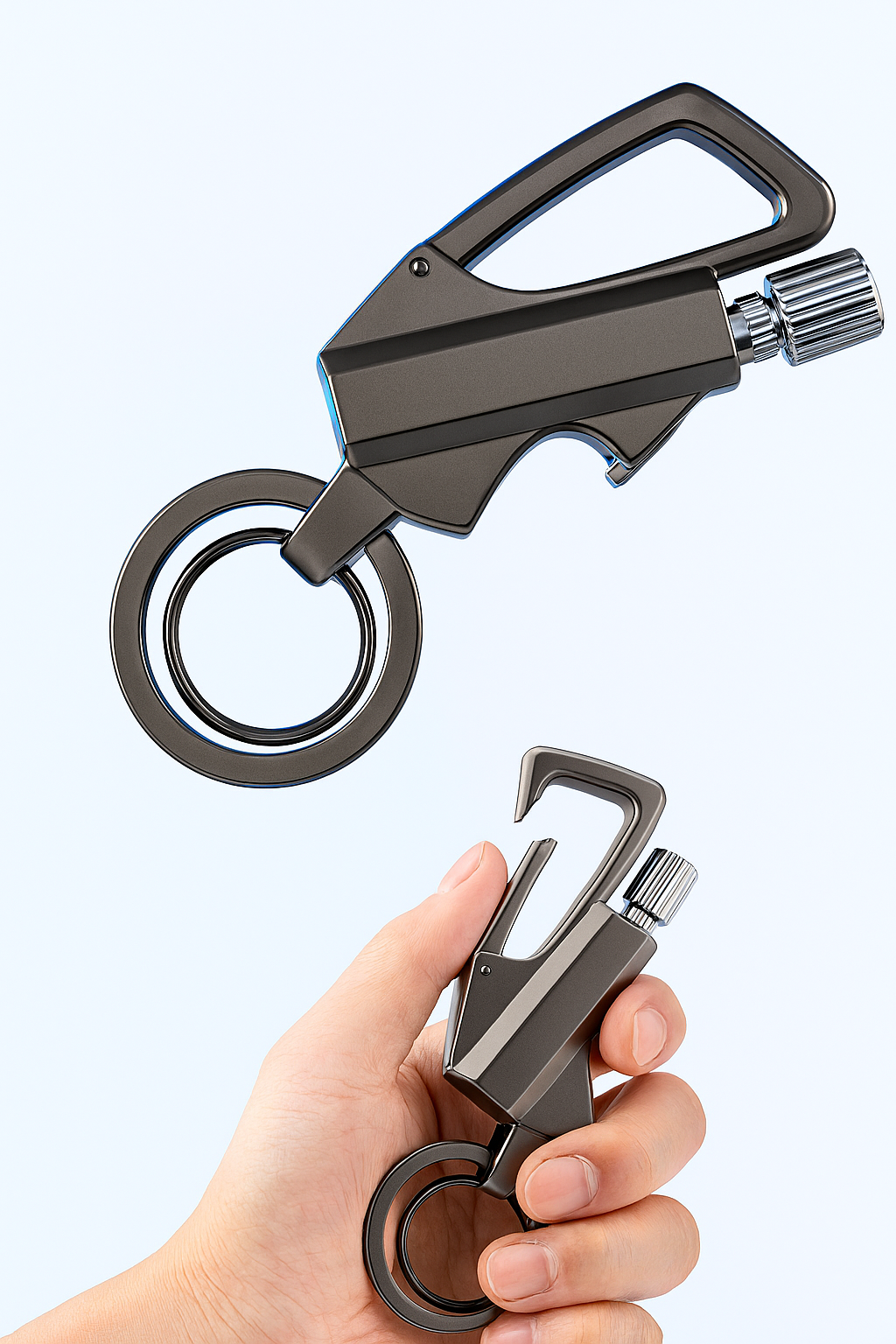 AI Mode On Portable Keychain Firestarter