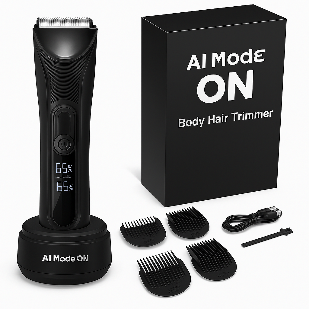 AI Mode On Electric Body Hair Trimmer – Precision & Comfort
