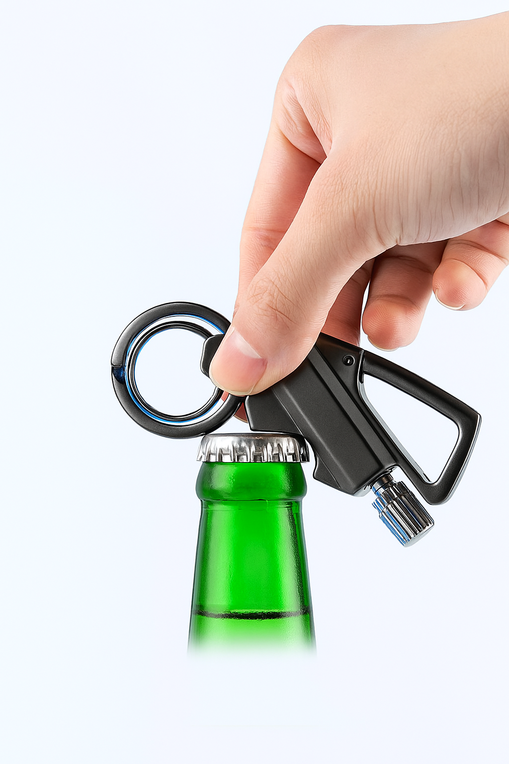 AI Mode On Portable Keychain Firestarter