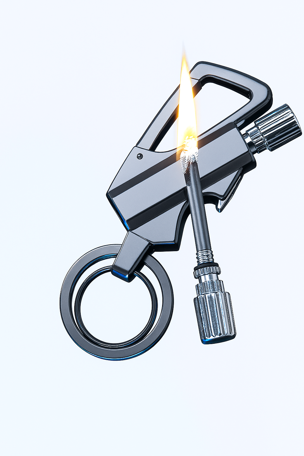 AI Mode On Portable Keychain Firestarter