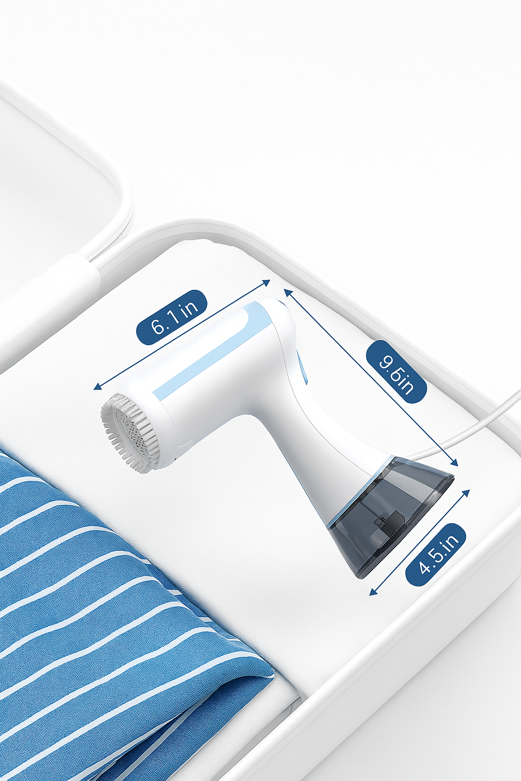 AI Mode On 2000W Clothes Steamer – Fast & Powerful Wrinkle Removal