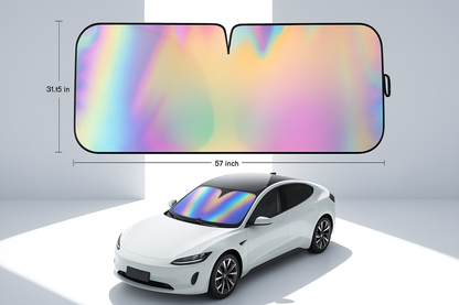 AI Mode On Car Windshield Sunshade – Stay Cool & Protected