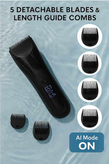 AI Mode On Electric Body Hair Trimmer – Precision & Comfort